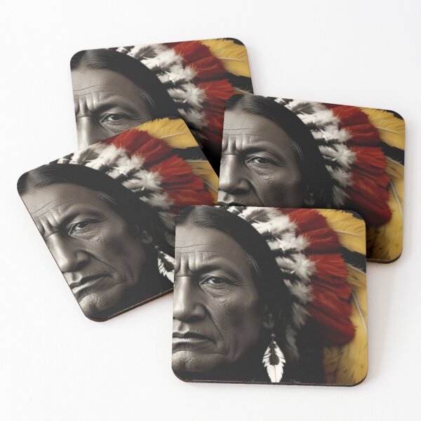 Item preview, Sitting Bull Partly Hidden designed and sold by SJZDesign.