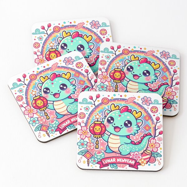 Item preview, Kawaii Dragon for Lunar New Year - Festive and Adorable Design designed and sold by NathalieRached.