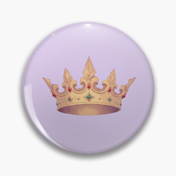 Item preview, Lavender Crown A Sparkling Jeweled Masterpiece Ligne Claire Comic Style Illustration designed and sold by ShroomForge.