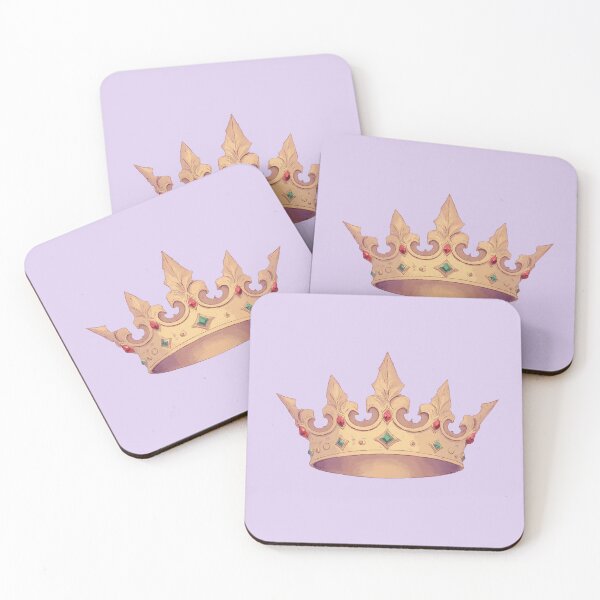 Item preview, Lavender Crown A Sparkling Jeweled Masterpiece Ligne Claire Comic Style Illustration designed and sold by ShroomForge.