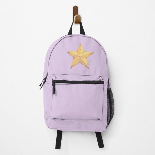 Item preview, Golden Star Against Pastel Purple Ligne Claire Comic Style Illustration designed and sold by ShroomForge.