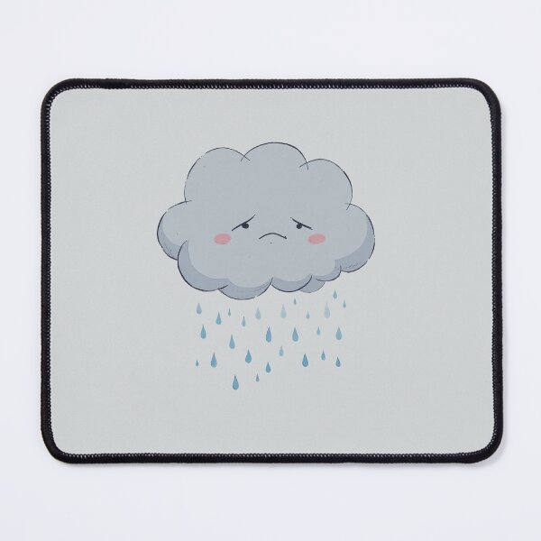 Item preview, Gloomy Skies Over Pastel City or Cloud's Frowny Weather designed and sold by ShroomForge.