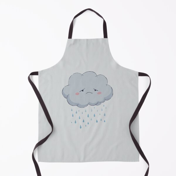 Item preview, Gloomy Skies Over Pastel City or Cloud's Frowny Weather designed and sold by ShroomForge.