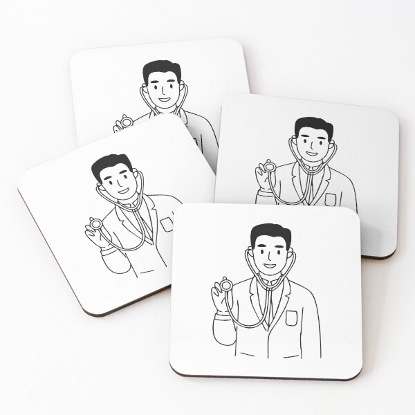 Item preview, Male doctor holding a stethoscope with hand designed and sold by rasagamastore.