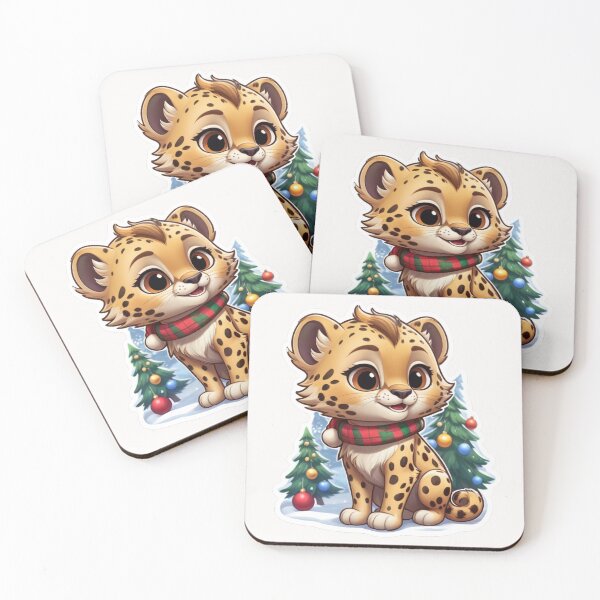 Item preview, Christmas Cartoon Cheetah designed and sold by Krieghorn.