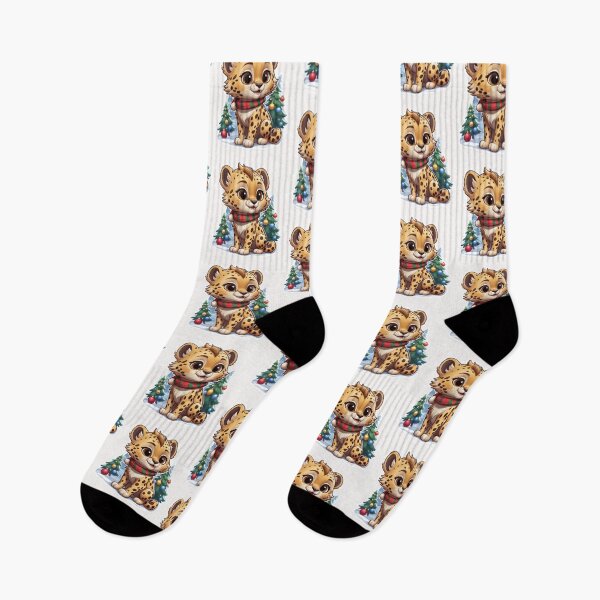 Item preview, Christmas Cartoon Cheetah designed and sold by Krieghorn.
