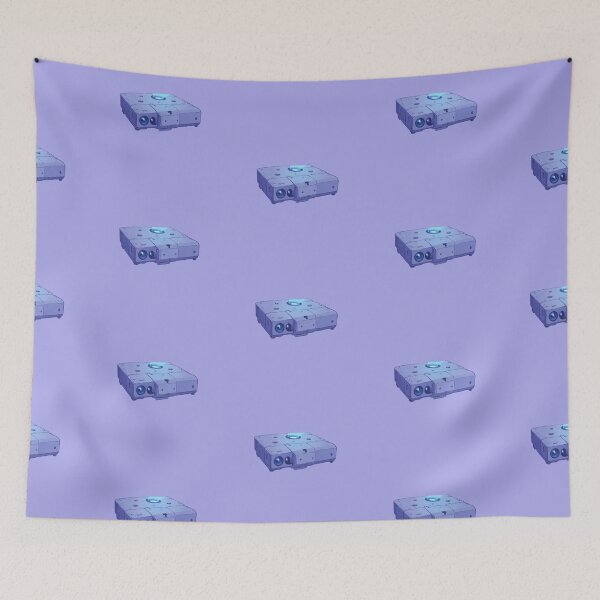 Item preview, Glowing Blue Hologram Pastel Lavender Comic  Illustration designed and sold by ShroomForge.