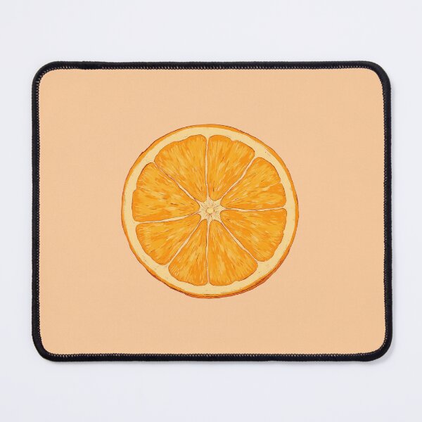 Item preview, Vibrant Orange Slice in Ligne Claire Comic Style Illustration designed and sold by ShroomForge.