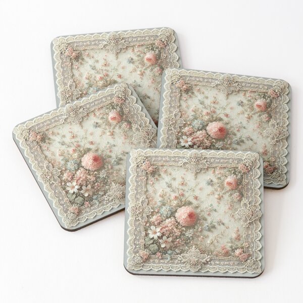 Item preview, Classic design in vintage style for decoration and cushions based on flowers designed and sold by Osintown.