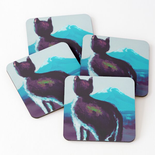 Item preview, a cat and fuji mountain designed and sold by MerryCrown.