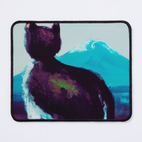 Item preview, a cat and fuji mountain designed and sold by MerryCrown.