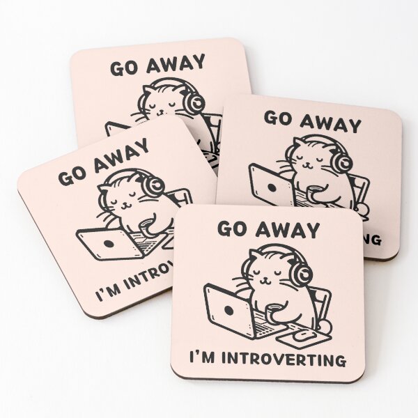 Item preview, Go Away, I'm Introverting designed and sold by Fanverse Merchandise.