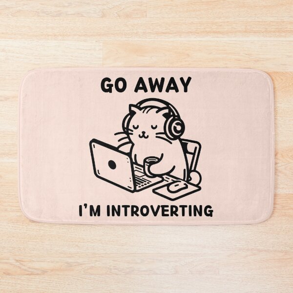 Item preview, Go Away, I'm Introverting designed and sold by Fanverse Merchandise.