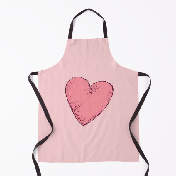 Item preview, Heart in Pastel Pink Comic Style Line Art designed and sold by ShroomForge.
