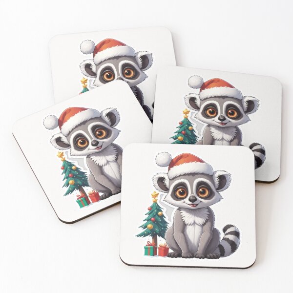 Item preview, Christmas Cartoon Lemur designed and sold by Krieghorn.