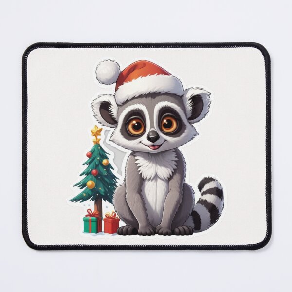 Item preview, Christmas Cartoon Lemur designed and sold by Krieghorn.