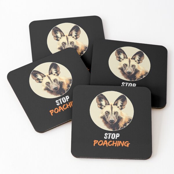 Item preview, Stop poaching African wild dog designed and sold by SMARTKIT  DESIGNAGENCY.