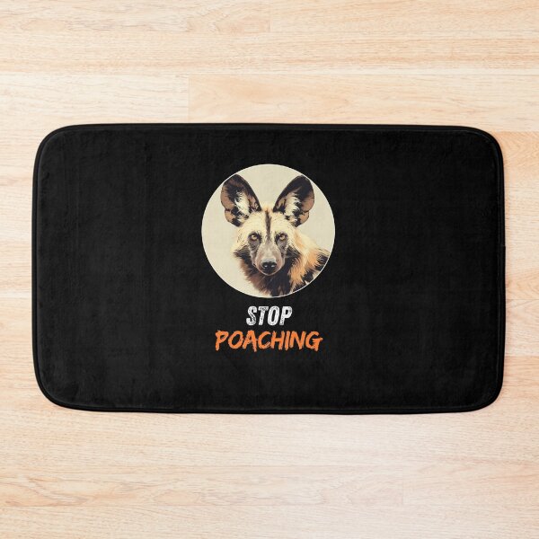 Item preview, Stop poaching African wild dog designed and sold by SMARTKIT  DESIGNAGENCY.