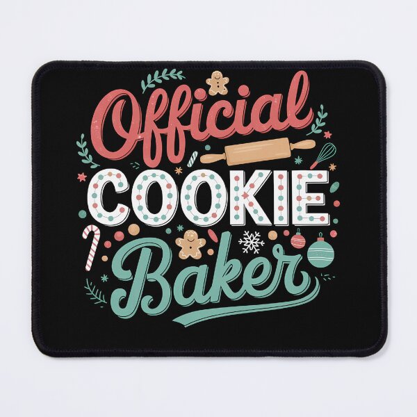 Item preview, Official Cookie Baker | Christmas Baking Design designed and sold by FocusedPatterns.
