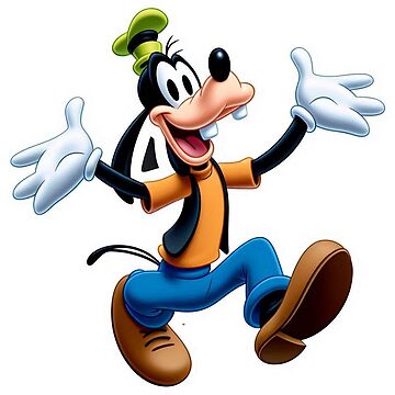 Goofy, a popular Disney character.