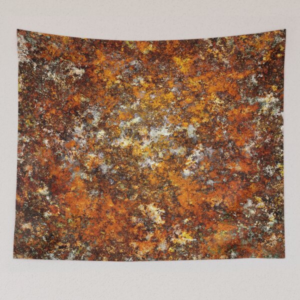 Item preview, Crumbling orange timber designed and sold by Keith Mills.