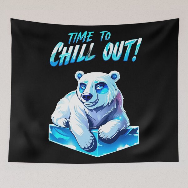Item preview, Time to Chill Out! Cool Polar Bear Design by LaLi Designs designed and sold by LaLi-Designs.