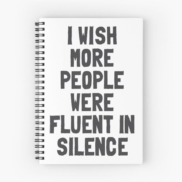 Item preview, Fluent in Silence - Funny Introvert Design designed and sold by Vector Wonders.