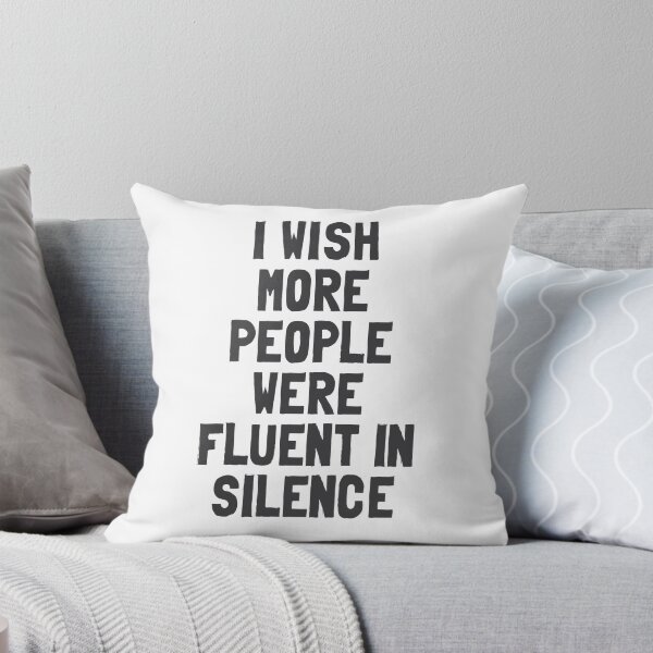 Item preview, Fluent in Silence - Funny Introvert Design designed and sold by Vector Wonders.