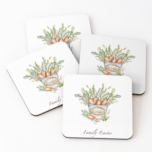 Item preview, watercolour  frames and compositions of elementsEaster bunnies and ducks designed and sold by NelenaArt.