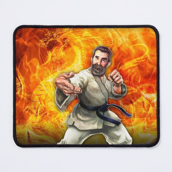Item preview, Illustration of karate sensei designed and sold by Dimisbarbarian.