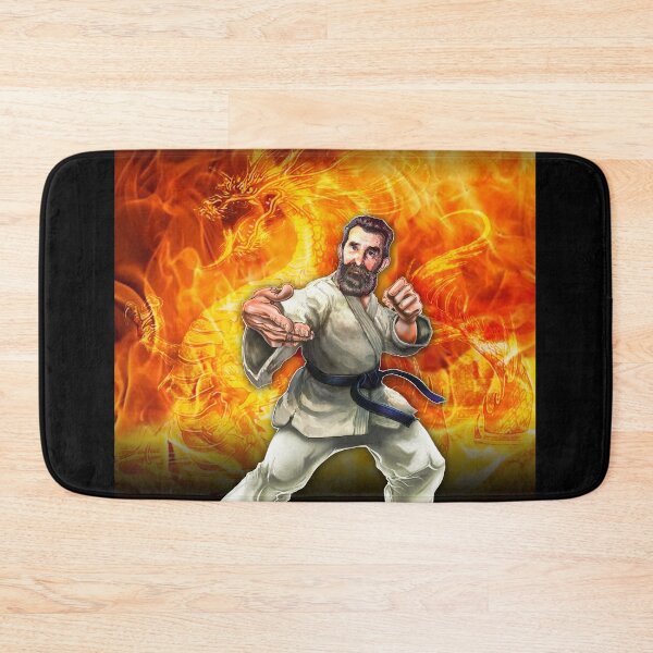 Item preview, Illustration of karate sensei designed and sold by Dimisbarbarian.