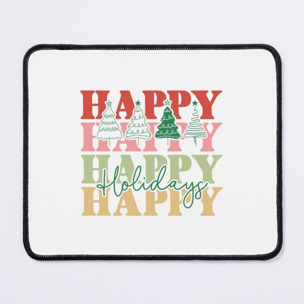 Item preview, Happéy Holidays christmas tree fun design designed and sold by Dominika Farkašová.