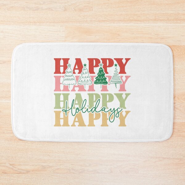 Item preview, Happéy Holidays christmas tree fun design designed and sold by Dominika Farkašová.