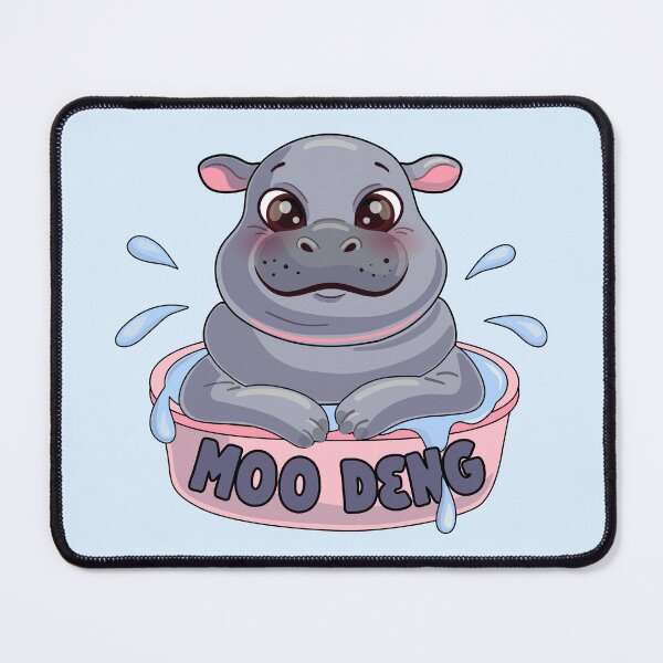 Item preview, Moo Deng Baby Hippo designed and sold by Natalia Varlamova.
