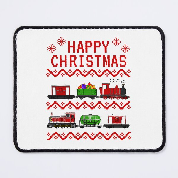 Item preview, Train Ugly Christmas, Steam Locomotive, Railway Enthusiast designed and sold by doodlerob.