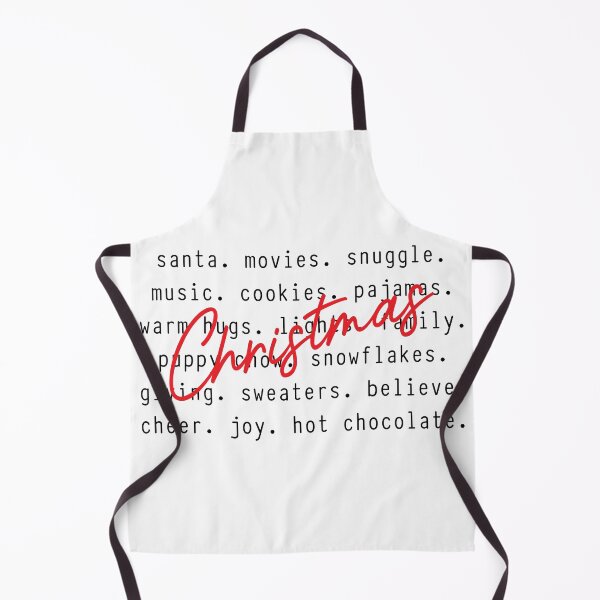 Item preview, Christmas words, santa, movies, snuggle, music, cookies, pajamas, PJs, warm hugs, hot chocolatte, snowflakes, sweaters, believe designed and sold by Dominika Farkašová.