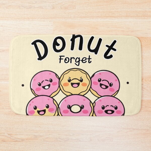 Item preview, Donut Forget to Smile - Cute Kawaii Donut T-Shirt designed and sold by CoolEnthusias.