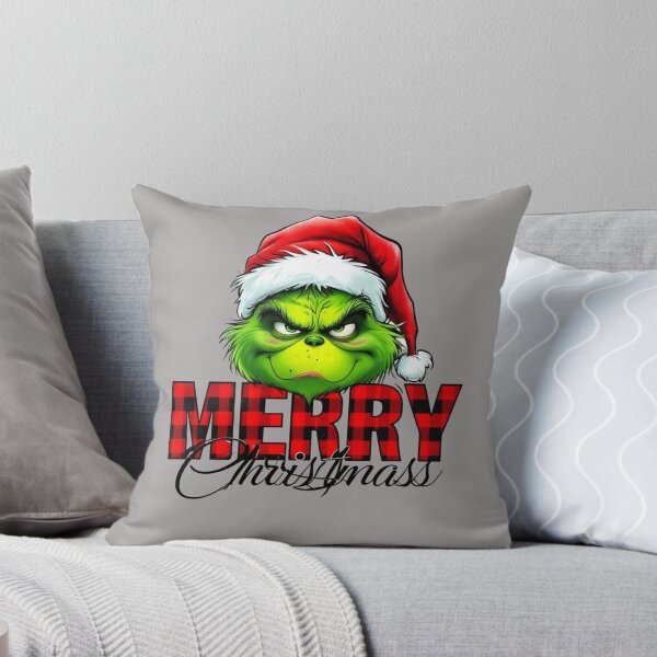 Artikelvorschau, Karikatur, Grinch, Mit, Weihnachtsmannmütze entworfen und verkauft von Aise06.