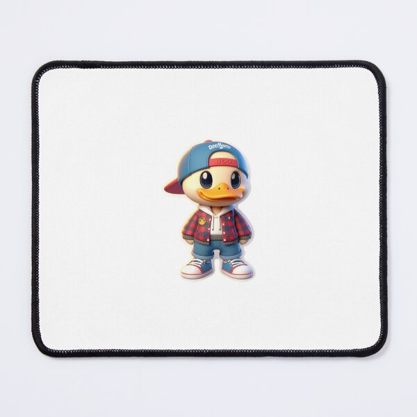 Item preview, cartoon duck wearing a baseball cap and a plaid jacket designed and sold by Chase12921.