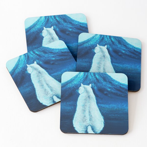 Item preview, a cat and fuji mountain designed and sold by MerryCrown.