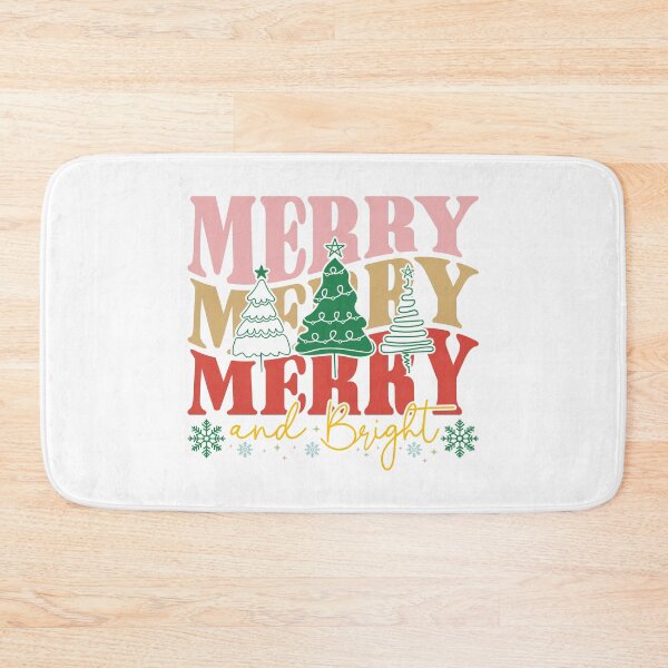 Item preview, Merry and Bright Christmas design christmas tree designed and sold by Dominika Farkašová.