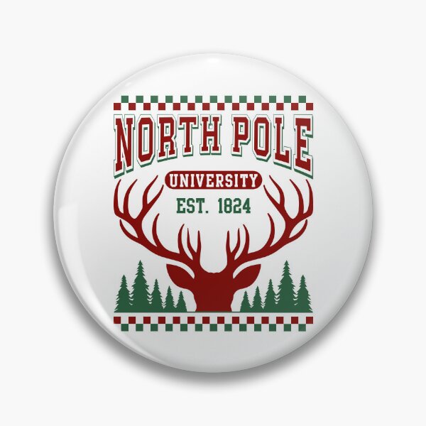 Item preview, North Pole university Christmas Holiday Merry Christmas Raindeer designed and sold by Dominika Farkašová.