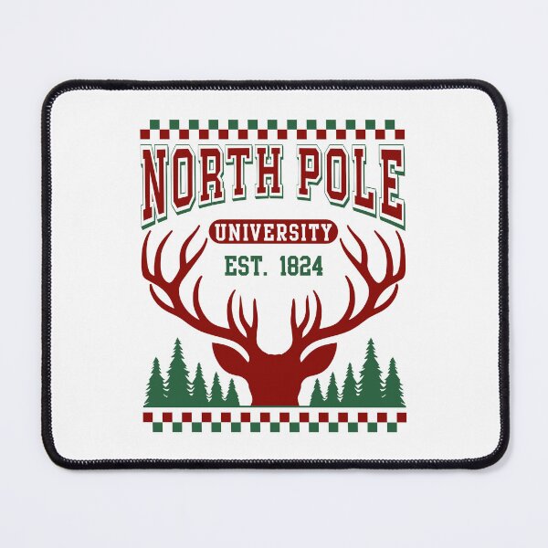 Item preview, North Pole university Christmas Holiday Merry Christmas Raindeer designed and sold by Dominika Farkašová.