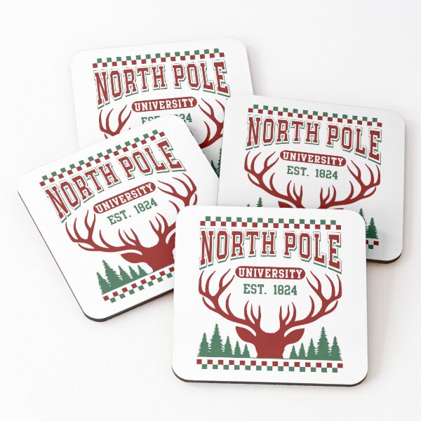 Item preview, North Pole university Christmas Holiday Merry Christmas Raindeer designed and sold by Dominika Farkašová.