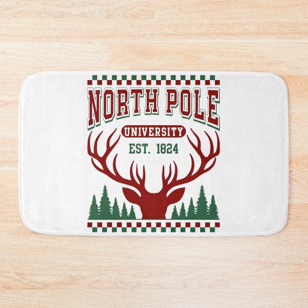 Item preview, North Pole university Christmas Holiday Merry Christmas Raindeer designed and sold by Dominika Farkašová.