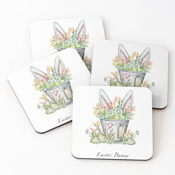 Item preview, watercolour  frames and compositions of elementsEaster bunnies and ducks designed and sold by NelenaArt.