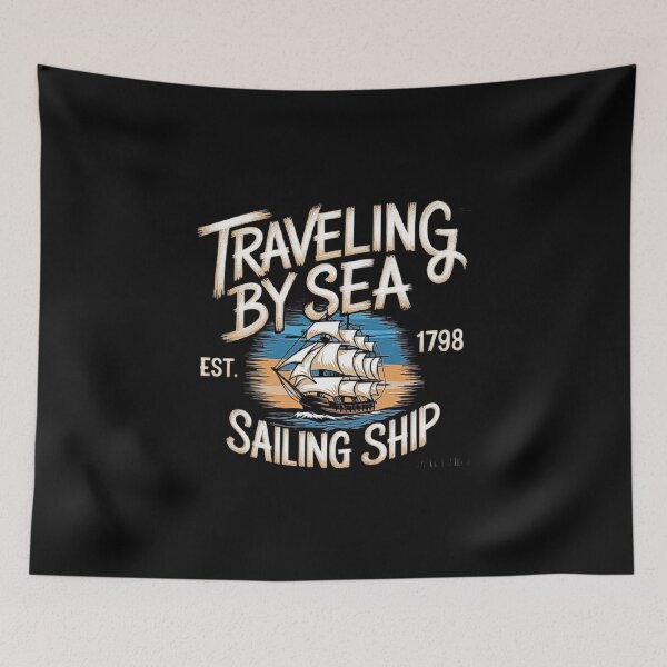 Item preview, Vintage Sailing Ship Design for Ocean Adventures designed and sold by love3617.