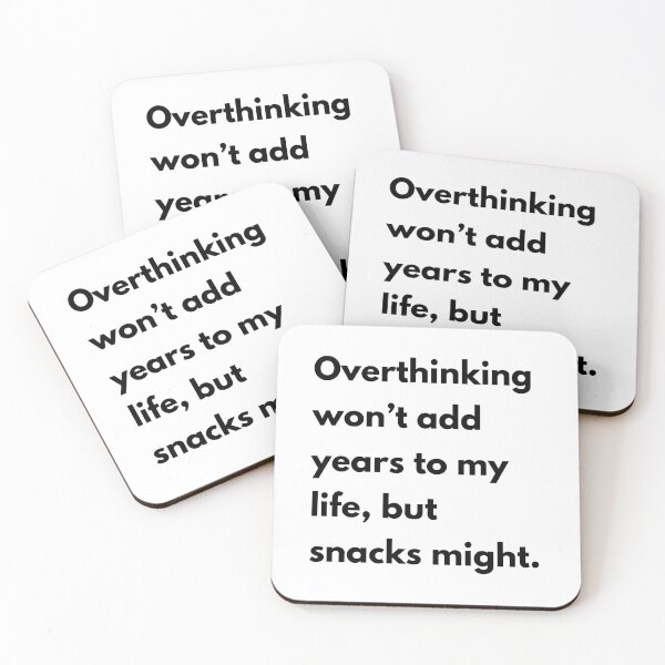 Item preview, Snacks Over Overthinking designed and sold by Have Mercy.