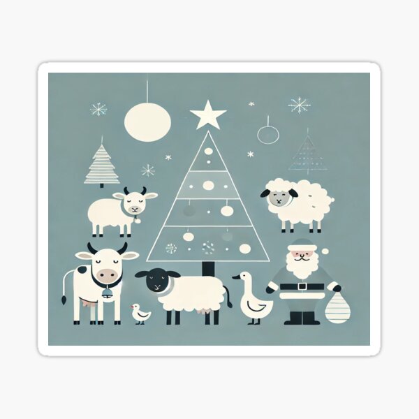 Item preview, A Cozy Christmas Celebration with Santa and His Animal Friends designed and sold by MariDonna.