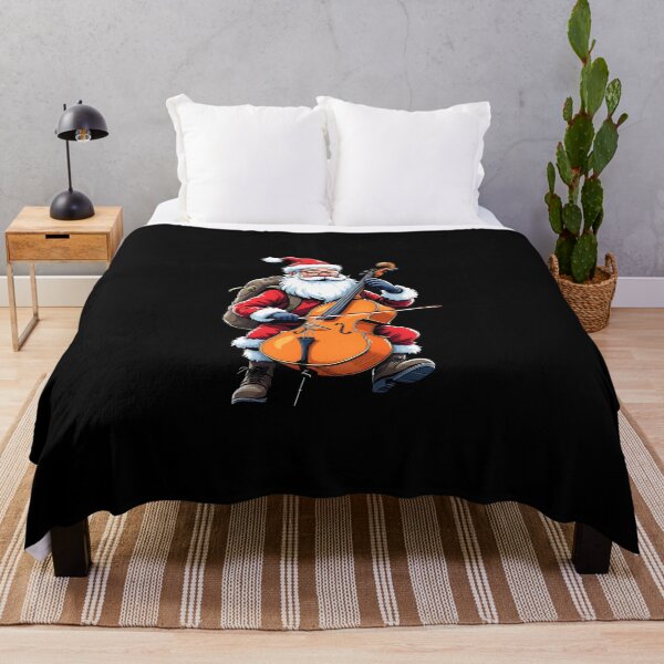 Item preview, Enchanting Santa Claus Cellist designed and sold by Belhbib Art ⭐⭐⭐⭐⭐.